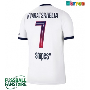 Paris Saint-Germain Khvicha Kvaratskhelia #7 Replik Auswärtstrikot 2026-27 Kurzarm